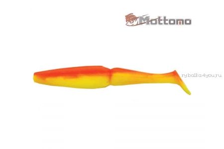 Виброхвост Mottomo Zander 8см Orange Yellow 6шт.