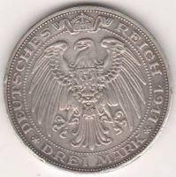 3 марки 1911 г. Пруссия Университет Бреслау