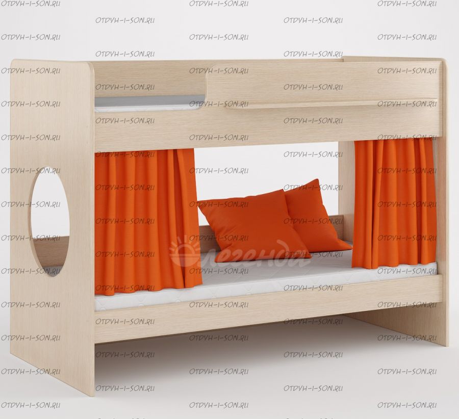 Кровать двухъярусная Легенда-25 (80х180+80х180)