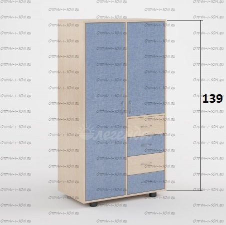 Шкаф двухдверный Легенда Л-03 (63х45х139)