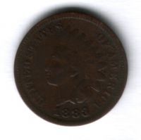 1 цент 1883 г. США