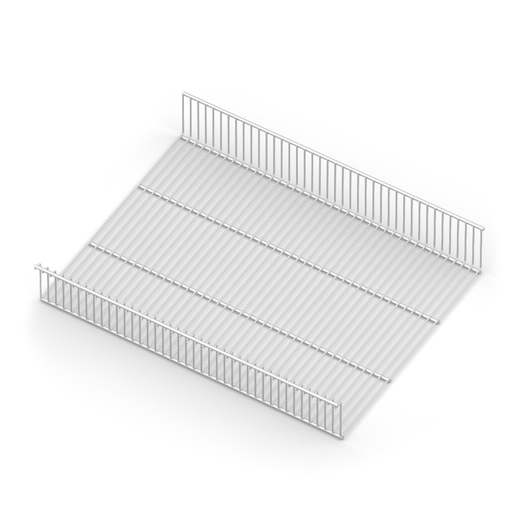 Полка - корзина проволочная, серия 460, L=607, белый
