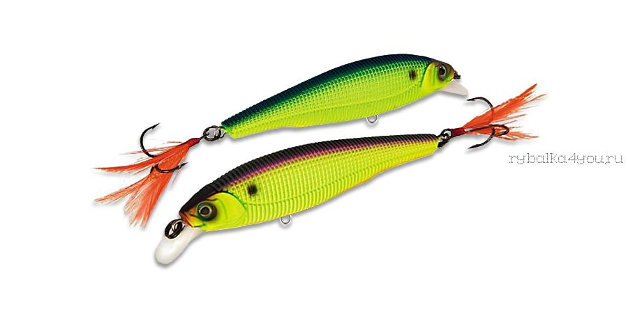 Воблер  Yo-Zuri Sashimi  Minnow  Артикул: R996 цвет: CMAC/ 70 мм /5,5 гр / Заглубление (м) : 0,3 - 0,9