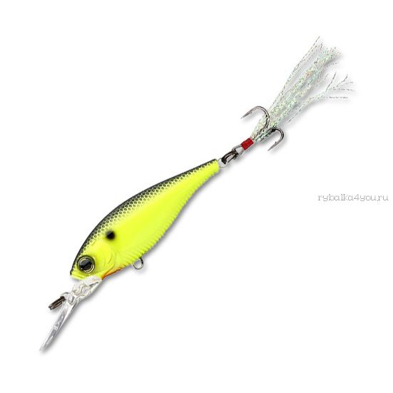 Воблер Yo-Zuri 3DB Shad  Артикул: R1104 цвет: BLCL/ 70 мм /10 гр / Заглубление (м) : 2 - 2,5