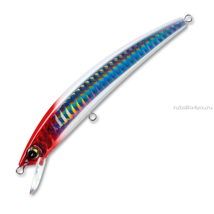 Воблер Yo-Zuri Crystal  Minnow  Артикул: R1128 цвет: HRH / 90 мм /10 гр / Заглубление (м) : 1,2 - 1,8