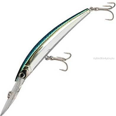 Воблер Yo-Zuri Crystal  Minnow  Deep Diver Артикул: R1135 цвет: HGM/ 110 мм /16 гр / Заглубление (м) : 4,5 - 6