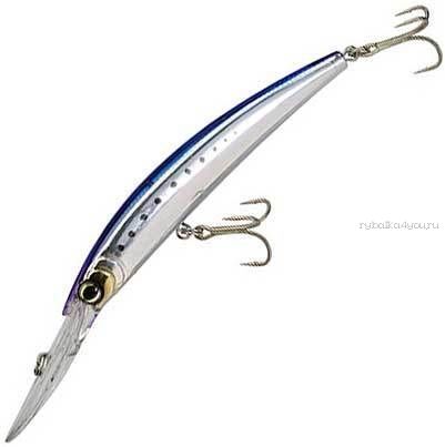 Воблер Yo-Zuri Crystal  Minnow  Deep Diver Артикул: R1135 цвет: HIW/ 110 мм /16 гр / Заглубление (м) : 4,5 - 6