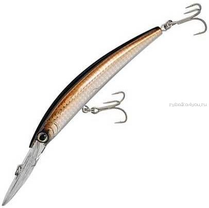 Воблер Yo-Zuri Crystal  Minnow  Deep Diver Артикул: R1136 цвет: HRSN/ 130 мм /24 гр / Заглубление (м) : 4,5 - 6,7