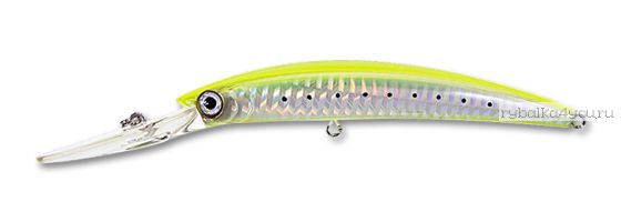 Воблер Yo-Zuri Crystal  Minnow  Deep Diver Артикул: R539 цвет: GHCS/ 110 мм /16 гр / Заглубление (м) : 4,5 - 6