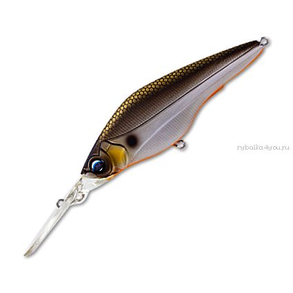 Воблер Yo-Zuri Hardcore Shad  Артикул: F966 цвет: MPSH/ 75 мм /10 гр / Заглубление (м) : 2,5 - 3,5