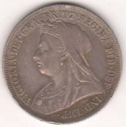 1 шиллинг 1899 г. Англия