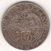 1 шиллинг 1899 г. Англия