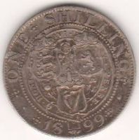 1 шиллинг 1899 г. Англия