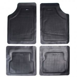 Коврики резиновые в салон для автомобиля универсальные Geyer & Hosaja Akcent A Черные (Польша) - 4 шт | Автоковрики в машину Гаер Хосая Акцент А
