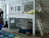 Кровать-чердак Домик Felicia №37