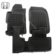 Коврики Honda Civic VII от 2001 - 2005 в салон резиновые Rezaw Plast (Польша) - 3 шт.