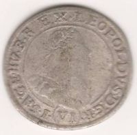 6 грошей 1668 г. Венгрия