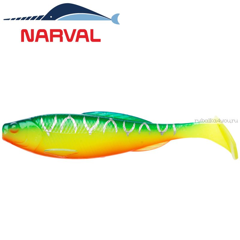 Мягкие приманки Narval Troublemaker 10sm #002 Blue Back Tiger (5 шт в уп)