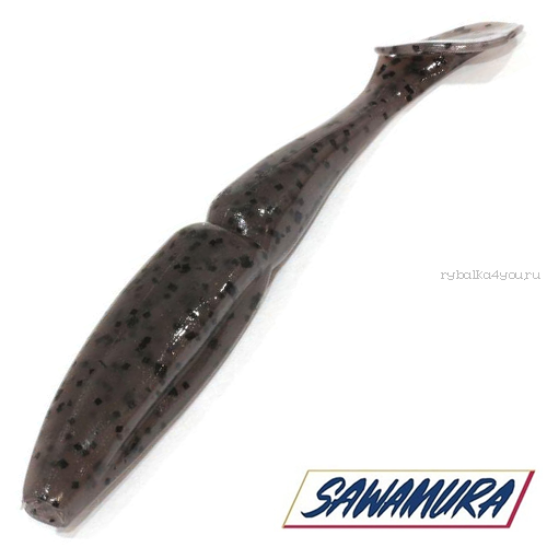 Мягкие приманки Sawamura One'up Shad 4'' #017 (6шт в уп)