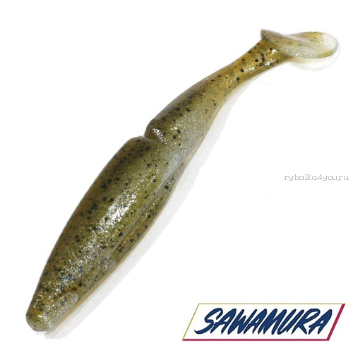 Мягкие приманки Sawamura One'up Shad 4'' #058 (6шт в уп)