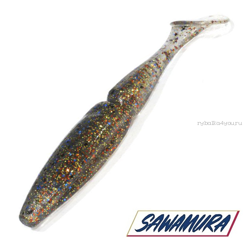 Мягкие приманки Sawamura One'up Shad 4'' #059 (6шт в уп)