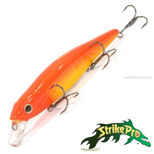 Воблер Strike Pro Jer-O Minnow 130 27,8gr #A174FW