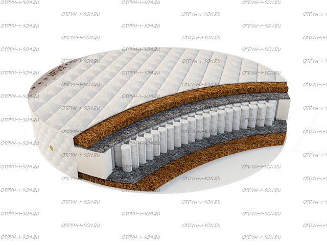 Матрас круглый TFK Престиж ДМ*