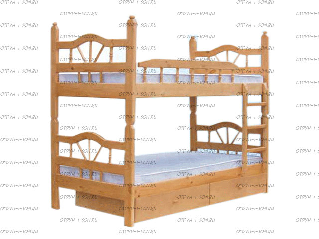 Кровать двухъярусная Луч-2
