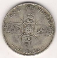 1 флорин 1922 г. Англия