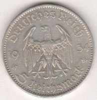 5 марок 1934 г. Германия