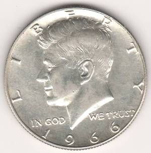 1/2 доллара 1966 г. США