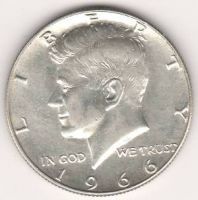 1/2 доллара 1966 г. США