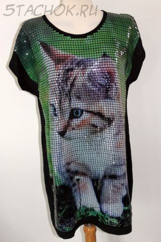 Блузон-хамелеон без рукава размер L (50-52)