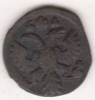 полушка 1735 г. 4 лепестка