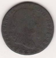 8 мараведи 1832 г. Испания