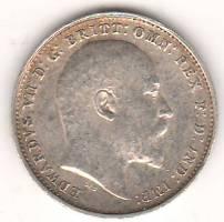 3 пенса 1908 г. Англия