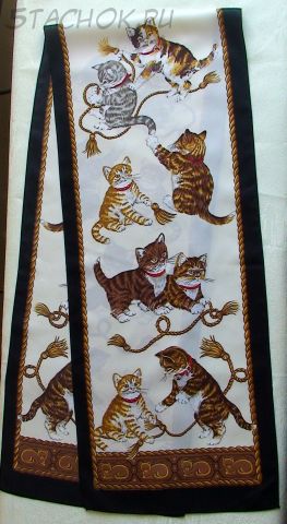 Шарф "Играющие котята"