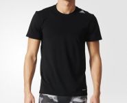 Футболка компрессионная черная Adidas Techfit Base Fitted Short Sleeve AI3353