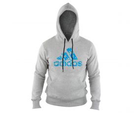 Толстовка с капюшоном серо-голубая (Худи) Adidas Graphic Hoody ADIHG1