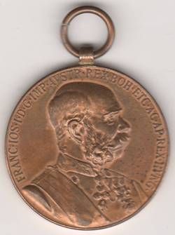 Медаль 1898 г. Австрия