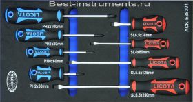 Набор отверток профессиональных 8 пр. EVA