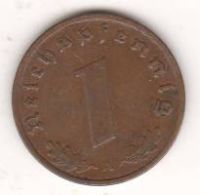 1 пфенниг 1938 г. Германия
