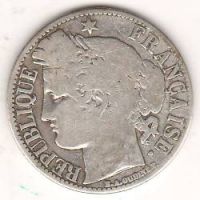 1 франк 1872 г. Франция