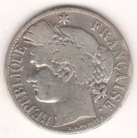1 франк 1871 г. Франция