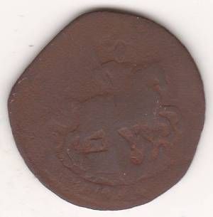 1 копейка 1795 г. ММ перечекан