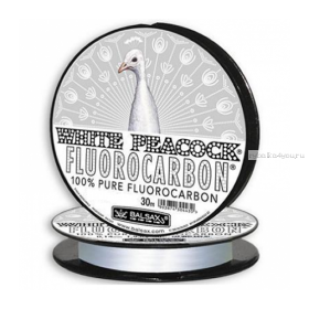 Леска поводковая Balsax White Peacock Fluorocarbon 30м