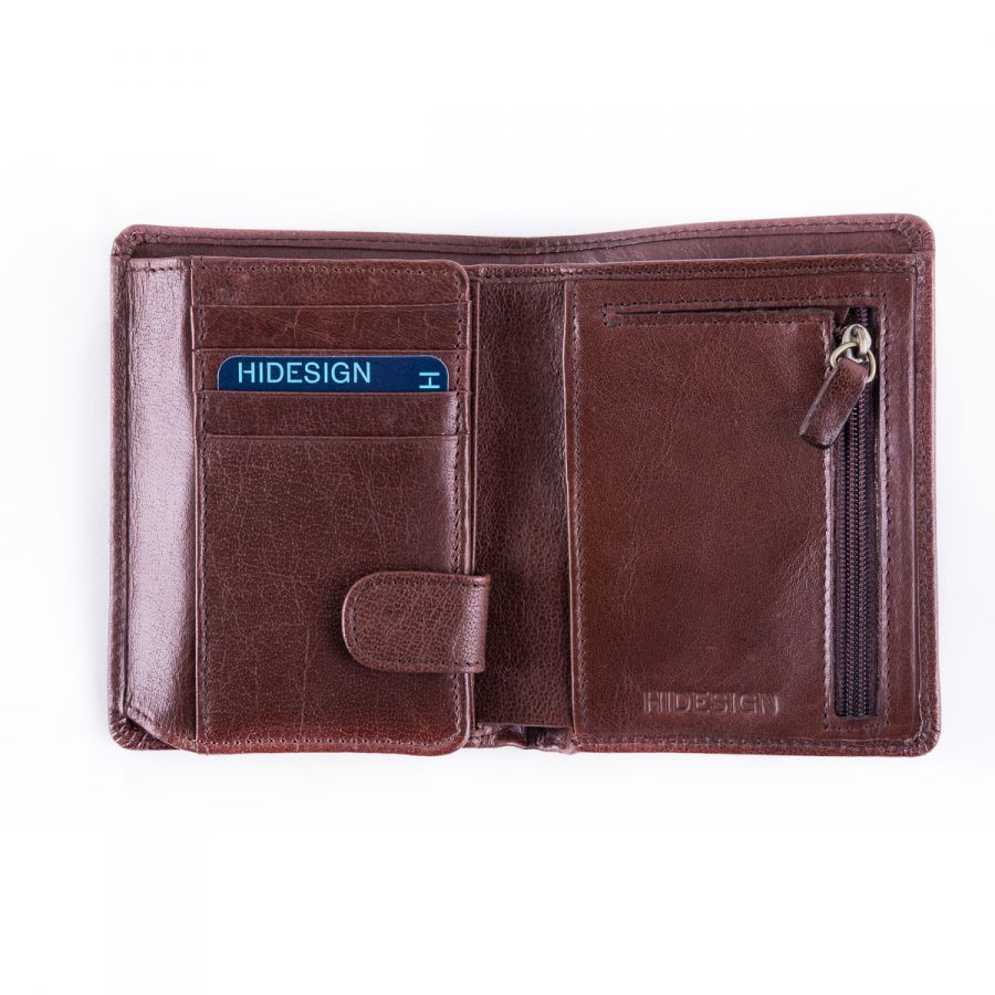 Шикарное портмоне в классическом стиле Hidesign Versailles Brown