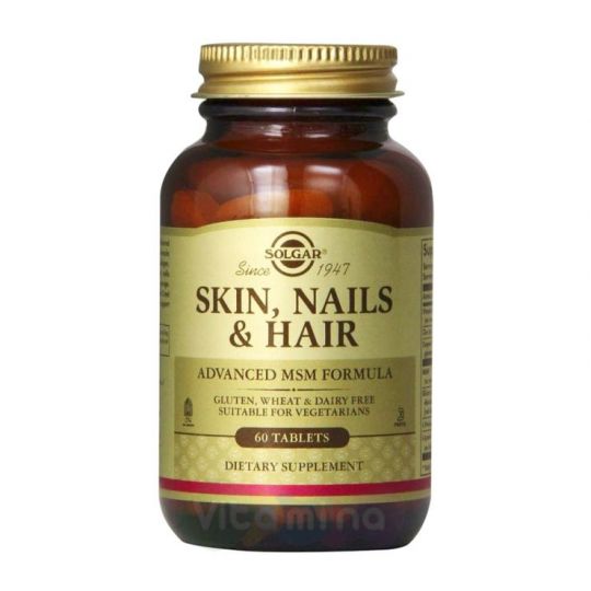 Солгар для Кожи, Волос и Ногтей таб. №60