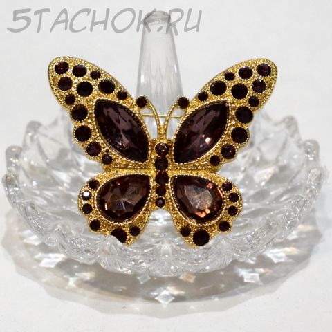 Брошь "Яркая бабочка" (США)