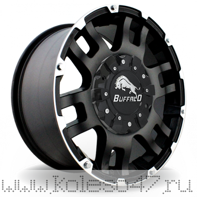 BUFFALO BW-004 8.5x17/6x139.7 ET25 D106.3 MATTE-BLACK